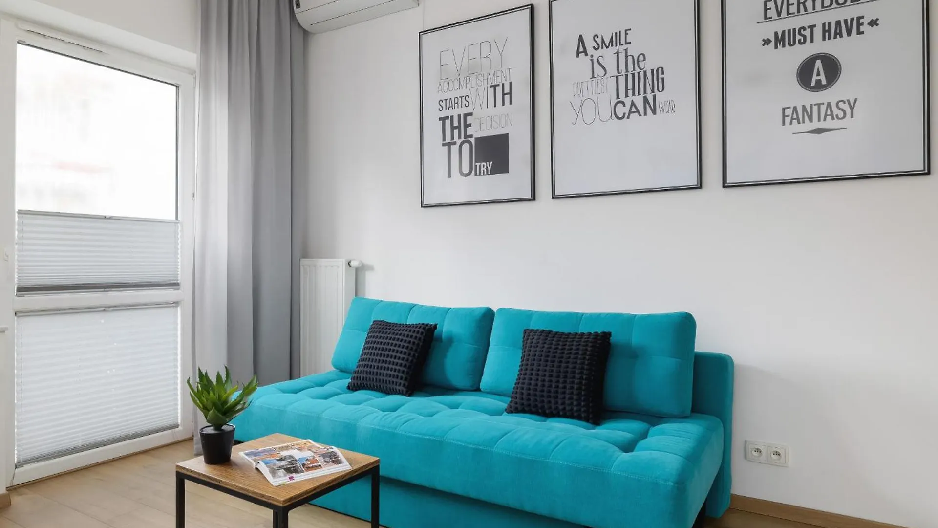 Appartement Turquoise Studio With Balcony & Air Conditioning Krakow By Noclegi Renters Pologne